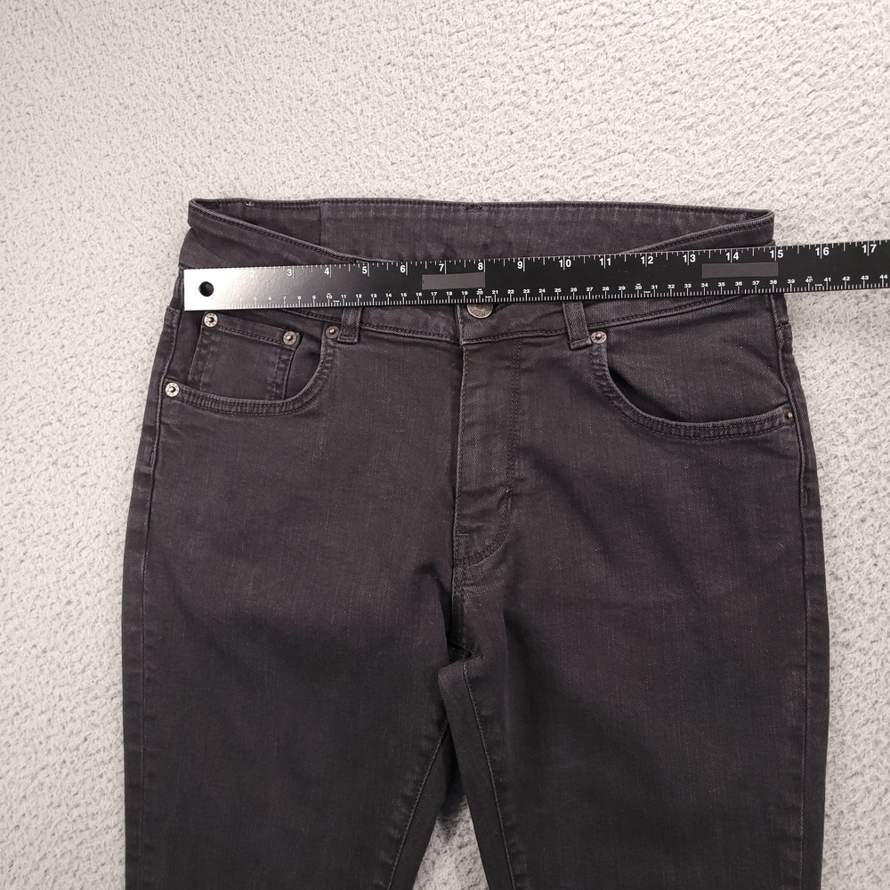 6397 Jeans Womens 27 Faded Black Mini Skinny Relaxed Fit‎ Denim NP042 Italy - Picture 9 of 15